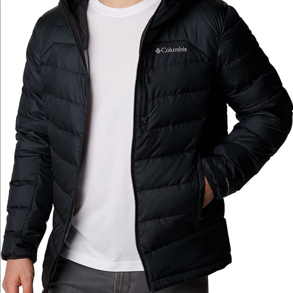Columbia Men's Autumn Parka Down Hooded Jacket Size Small